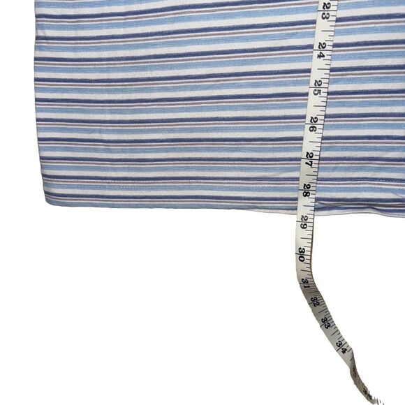 Desert Dunes Striped Polo Shirt Blue White Short Sleeve Men’s XXL Casual Golf - Picture 4 of 5